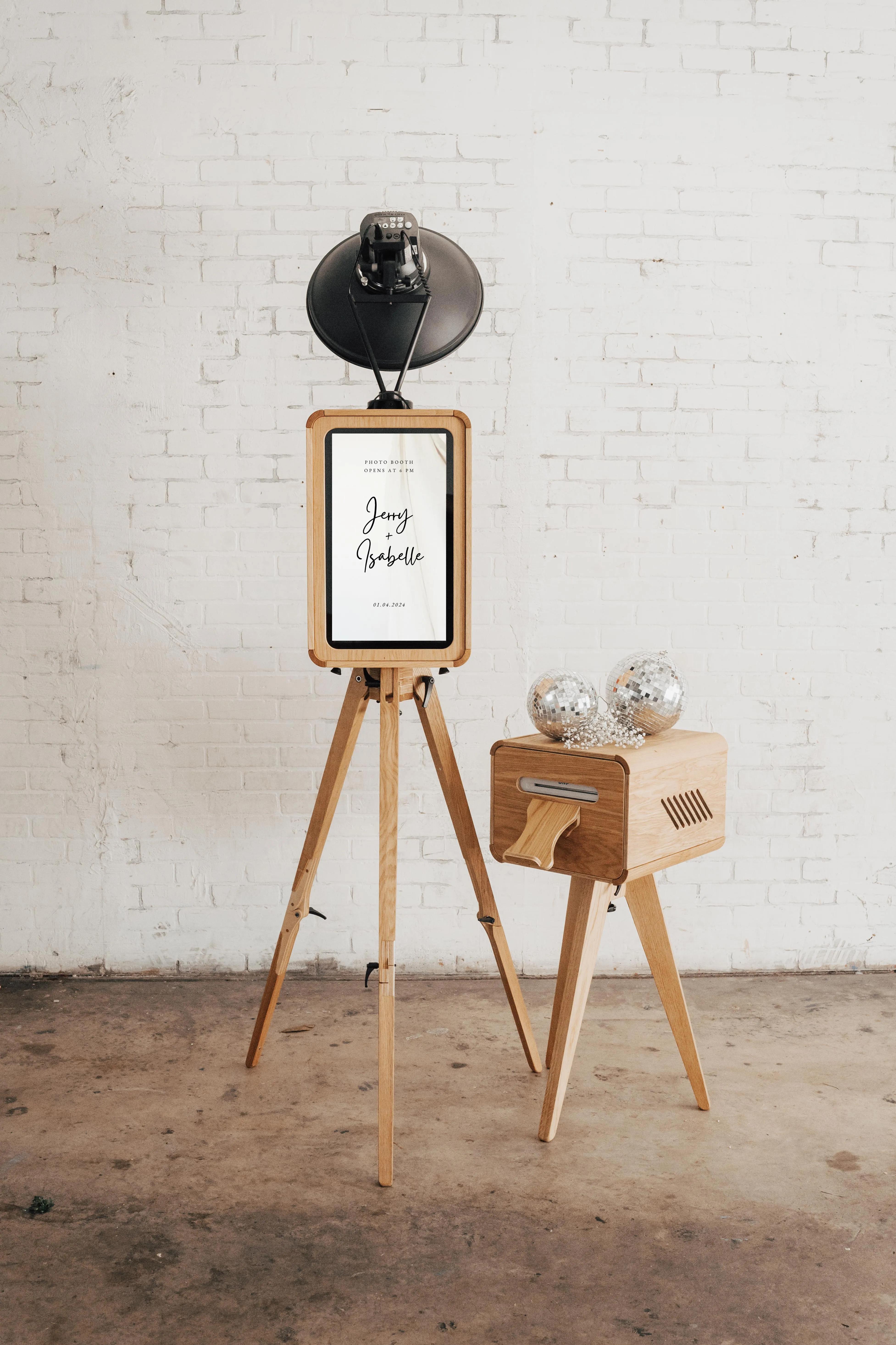 Golden Clicks photo booth for weddings and events